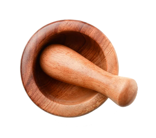 Mortier et pilon traditionnel réunionnais – savoir-faire artisanal